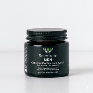 Men's Charcoal Coffee Face Scrub | 60mL